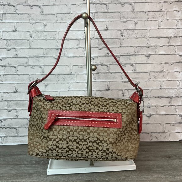 Coach MINI 6332 Vintage Demi Y2K Soho Black Signature C Canvas w/Leather Trim - Picture 1 of 6